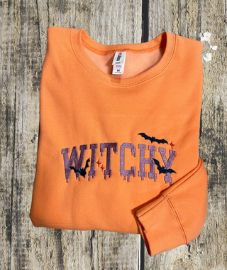 Witchy Embroidered Crew