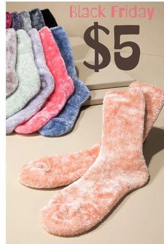 Black Friday Special! Chenille Socks