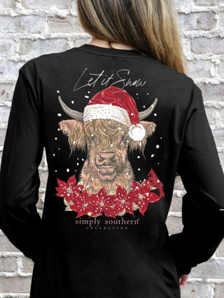 Simply Southern Let it Snow Long Sleeve