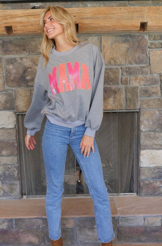 Simply Southern Sequin MAMA Sweater