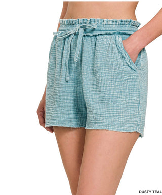 Washed Gauze Short