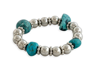 Four Stones Round Bracelet