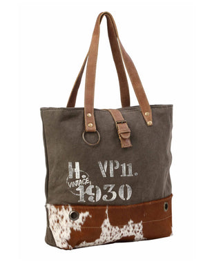 vintage 1930 canvas tote