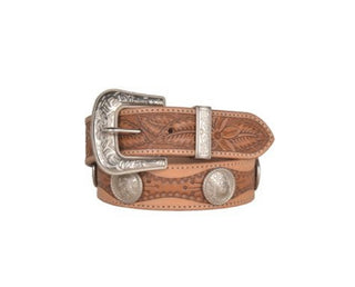 Birch Hand-Tooled Leather Belt