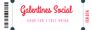 Galentines Social Drink Ticket