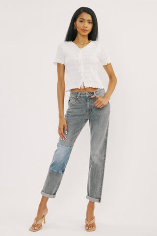 KanCan High Rise Mom Jean